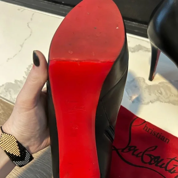 Christian Louboutin Ankle Platform Booties - Picture 4 of 5